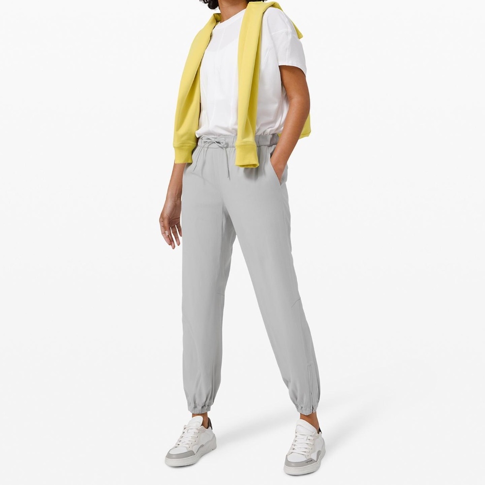 lululemon athletica Light Gray Track Joggers
